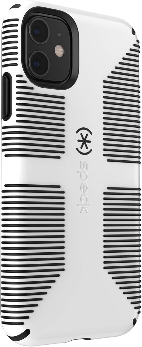 Speck 11 iPhone Case - Drop Protection, Raised Bumpers & Extra Grip Slim Design with Dual Layer Protective Cushion & Qi