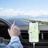 Car Phone Holder Mount, Super Stable Air Vent Cell Phone Car Mount with 2024 Newest Metal Hook Clip, 360° Rotation, One