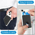 Senose Silicone Phone Card Holder, Stick on Credit Card Holder with Stand for Back of Phone, Anti Slip Compatible with