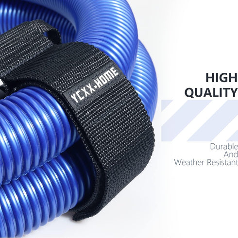 2 PCS Heavy Duty Cord Storage Wrap Holder, Extension Hook and Loop Organizer Strap for Cords, Garden Hose, Garage Tool.