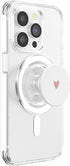 PopSockets MagSafe PopGrip for iPhone - Rose White Minimalist Heart