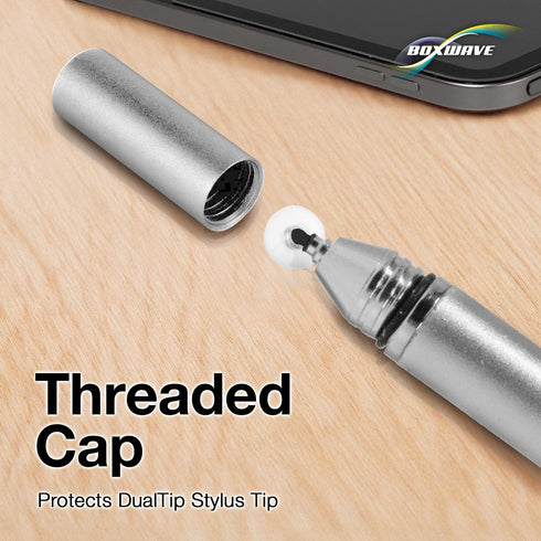 BoxWave (11.6 Stylus Pen Compatible with Simbans PicassoTab XL in) - DualTip Capacitive Stylus, Fiber Tip Disc Tip