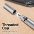 BoxWave S24 Stylus Pen Compatible with Samsung Galaxy FE - DualTip Capacitive Stylus, Fiber Tip Disc Tip Capacitive