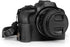MegaGear Ever Ready Genuine Leather Half Camera Case for Canon EOS R100 - Black