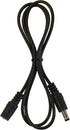 2 Pack of 36 Inch (3 Foot) 22AWG Male to Female DC Power Extension Cables, 5.5mm X 2.1mm Barrel Plug