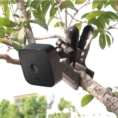 iTODOS 2 Pack Clip Clamp Mount for Blink Outdoor 4 (4th Gen)/(3rd Gen)/Blink XT/XT2/Blink Mini, Metal Clip Clamp