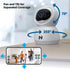 Night Owl Indoor Plug-in Wireless 3MP Deterrence Camera with Pan, Tilt and 2-Way Audio