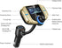 Upgraded Bluetooth FM Transmitter - Wireless Radio Adapter with 1.7'' Display, QC3.0, Smart Dual USB Ports, AUX