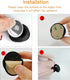 Airtag Sticker Mount with 3M Adhesive Sticker, IPX8 Waterproof Holder/Case Compatible with Apple Airtag, Hidden