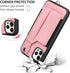 TOOVREN Wallet Case for iPhone 12 Pro Max - Lanyard Case with Leather PU Card Holder, Adjustable Detachable Neck Strap