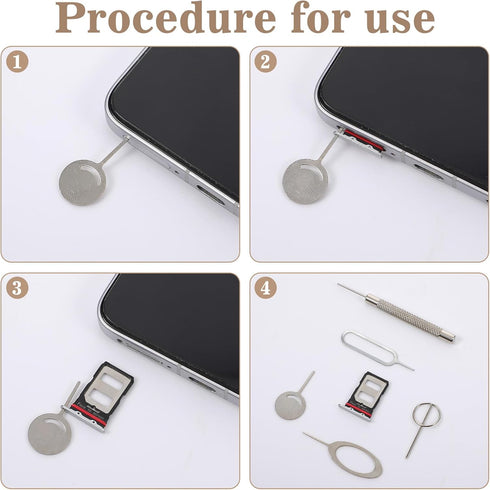 Gsbnjuy 38Pcs Sim Card Removal Tool Sim Ejector Tools Phone Sims Card Removal Tools with Key Chain Phone Tray Opener