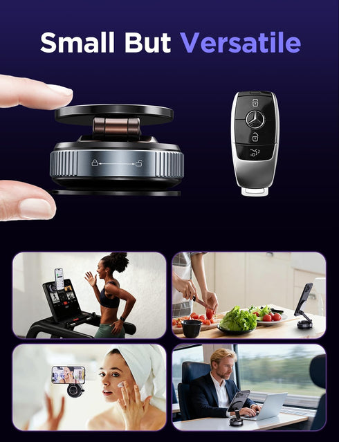MSXTTLY Mount360 2026 17 16 15 14 13 12, Car Phone Holder Magnetic Phone Adjustable Suction Magnets for MagSafe