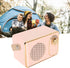 Zopsc Retro Bluetooth Speaker, Vintage Speaker with Old Fashioned Style, Bluetooth 5.0, AUX Input, USB Drive