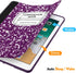 Fintie SlimShell Case for iPad 6th/5th Generation - 9.7 Inch with Built-in Pencil Holder, Composition Purple