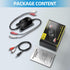 Smof RCA Ground Loop Isolator - Audio Signal Noise Cancellation with 3.5mm Audio Adapter Cable (Black)