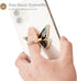 Butterfly Cell Phone Ring Grip Holder, 360 Degrees Rotation Phone Ring Grip Stand Compatible with iPhone, Samsung