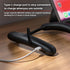 VANPEUSO 5.3 3D 5 oz, Neck Speakers, Bluetooth Neckband Speakers, Stereo Surround Sound, Built-in Mic, Black