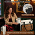 15.6 Inch Teacher Tote Bag for Women with Large Cup Holder& Laptop Compartment, Utility Work Tote Bag with Internal