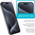 Tech Armor HD Clear Screen Protector for iPhone 15 Pro 6.1" - Premium Quality, Easy Install, 4 Pack, Ultimate Display