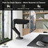 VYNTERA 1334 Setup Single Monitor Arm Desk Mount Adjustable Gas Spring Monitor Stand for Screens, Full Motion Swivel