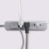 Globe Electric 6-ft 3-Outlet USB Surge Protector Power Strip, 2x USB-A, 1x USB-C, Right Angle Plug, Gray