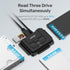 Unitek USB C to IDE and SATA Converter Kit for Universal 2.5/3.5 HDD/SSD, One Touch Backup Function