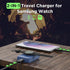 Portable Watch Charger for Samsung, 2000mAh 2-in-1 Magnetic Charger, Travel Wireless Power Bank for Galaxy Watch 6/6