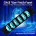 GESD 2PCS 6 Duplex 12 Core LC Adapters, OM3 Fiber Patch Panel Loaded with 12 Fiber Ports Couplers Enclosure - LC UPC