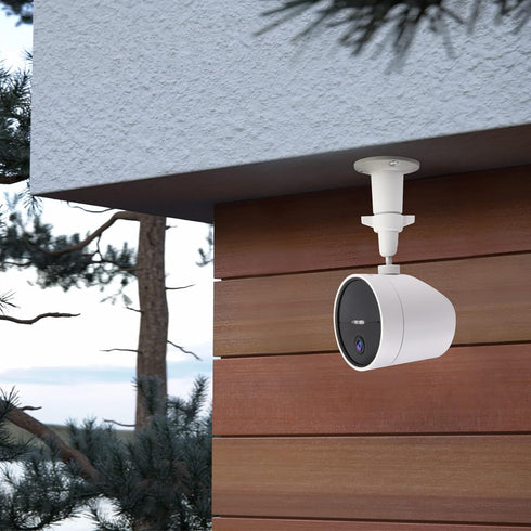 2 Pack Wall Mount Holder for SimpliSafe Outdoor Security Camera, 360 Rotation Bracket with 1/4 Screw Thread