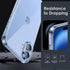 Shamo's 17 17) Clear TPU Case for iPhone with Camera Protection, Ultra Slim, Shockproof, Anti-Yellowing