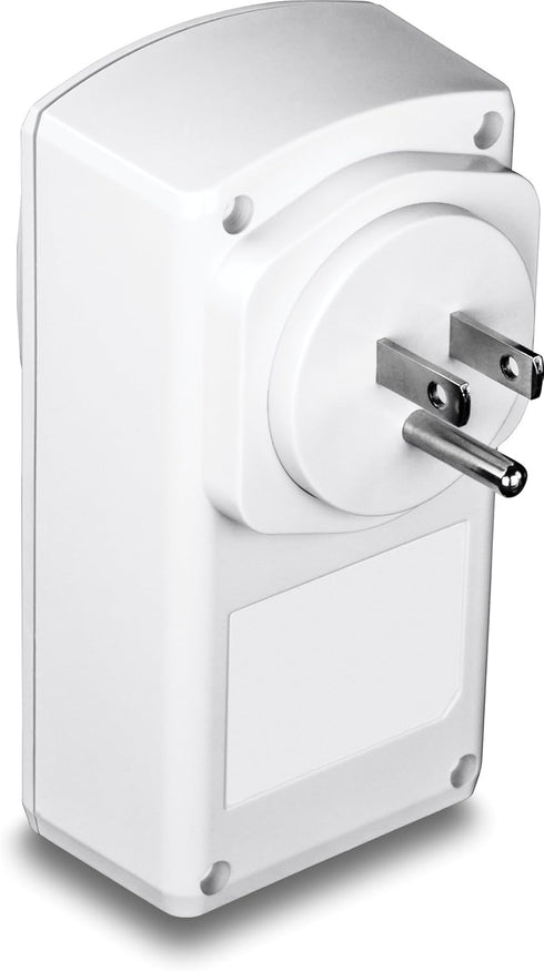TRENDnet Powerline 500 AV Adapter Kit, 2 x TPL-407E, Built-In Outlet, Plug & Play, White