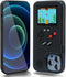 WeLohas Gameboy Case for iPhone 13/13 Pro, Handheld Retro 168 Classic Games, Color Video Display Game Case, Black