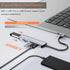 vienon 5 1 3 3.0 in Aluminum USB-C Hub with Memory Card Reader and USB Ports, for PC, Laptops, MacBook Pro/Air, iMac