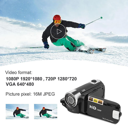 Ejoyous DH90 270 2.7 Inch 16X Digital Camera Recorder, High Definition Camera Image Video Camcorder Rotation Colourful
