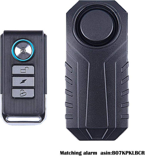 HENDUN (1 Pack, Extra Remote for Wireless Anti-Theft Door & Window Security Alarm/Bike Alarm, Alarm System Remote