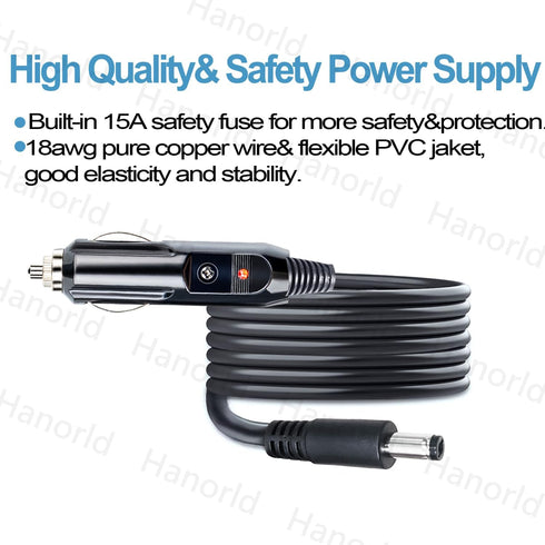 12V/24V DC Car Charger Replacement for MARBERO M82 M168 M270 M82MAX M822 M85B M87 M88 Power Adapter