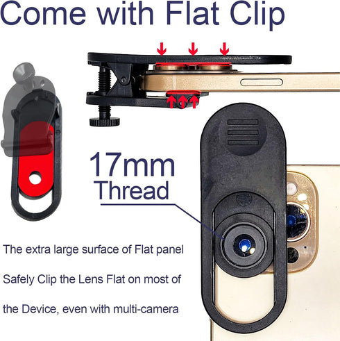 FotoZ tech FotoZ 8X 8X 17mm Monocular Telescope for iPhone & Android and Most Smartphone, with Optical Zoom Telephoto