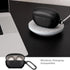 LOPIE Carbon Fiber Texture Case for Sony WF-1000XM5 with Cleaner Kit, Vegan Leather Cover for Charging Case - Black
