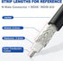 Eightwood 5-Pack N Male Plug Crimp RF Connector 50 Ohm for RG58 RG142 LMR195 Cable