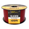 GS Power 100ft CCA 12 Gauge Wire Automotive, Red & Black Bonded,