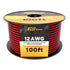 GS Power 100ft CCA 12 Gauge Wire Automotive, Red & Black Bonded,