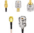 Superbat SMA Male to SO239 RF Coaxial Cable 6 inches + 3pcs Adapter Kit, SMA to UHF Cable for RF Applications