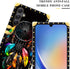 DAIZAG Samsung Galaxy A14 5G Case, Golden Square, Classic Feather Dream Catcher, Soft TPU Shockproof Protective Decor