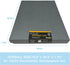 Lineco 16x20 Gray Archival Folio Storage Box - Metal Edge Clamshell Lid for Organizing Photos, Documents, Crafts