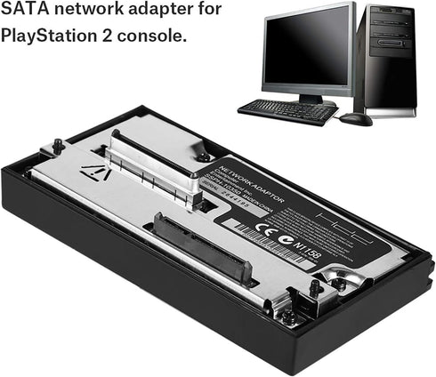 Interface Network Gamestar SATA Interface Game Hard Disk Adapter, Compatible with 2 PS2 No IDE