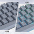 Guffercty kred 61-Keys PBT 60% Keycaps, Shine-Through OEM Profile, Backlit US Layout for 60% Mechanical Keyboard (61