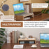 KIRIGEN Wooden Monitor Stand - Desk Stand for Computer/Laptop/TV Printer, Desktop Workspace Organizer (39, Natural)