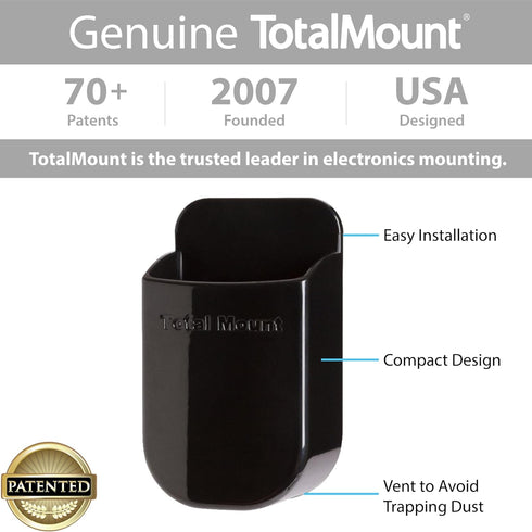 TotalMount Remote Holder for Roku & Fire TV Remotes