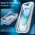 JETech Screen Protector for iPhone 15 Plus 6.7-Inch, Bubble Free, Tempered Glass Film, Case-Friendly, Easy