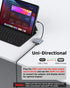 Glomtheia 2 1 2 4K@30Hz 4K@60Hz Dual HDMI Adapter for Monitors Extended Display in Out, USB C to HDMI Splitter